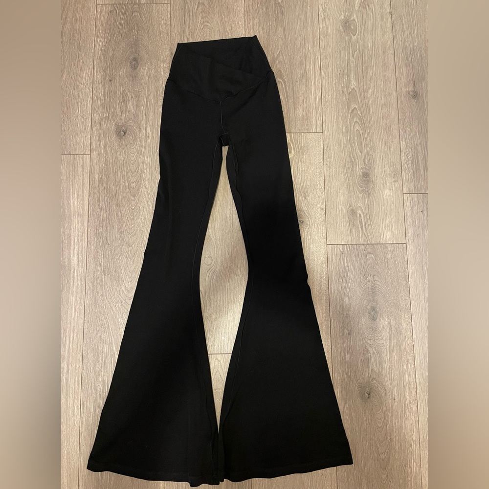 Aerie cross over waist flare leggings